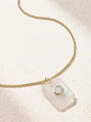 [Pascale Monvoisin] Pascale Monvoisin - Anton N°2 9-karat Gold, Opal And Moonstone Necklace - One size One size Gold