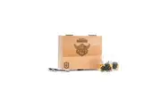 NRL Canberra Raiders Whisky Stone Set 220ml Drinking Bar Wine Glass w Tongs