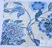 MANUEL CANOVAS ~ Paris Fabric Remnant - MANOIR - Ceylan -17 1/4x15 1/2 $300 yd