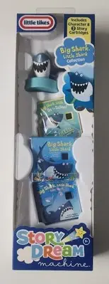 Little Tikes Dream Machine BIG SHARK LITTLE SHARK Story 3 Cartridges w/ Figure