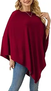 [Ferand] Women's Versatile Poncho Tops Lightweight Wrap Scarf for Spring Summer
