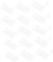Amosfun Shirt Back Clip 500pcs Plastic Clamp Fixing Clips for Clothes Compact Portable
