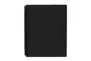 Marbig Refillable Display Book 20 Pocket Black Black 2007002