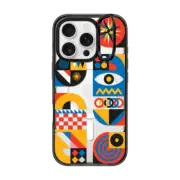 iPhone 16 Pro Impact Ring Stand Case MagSafe Compatible Mosaic