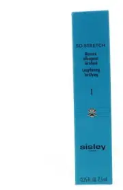 Sisley So Stretch Mascara Lengthening Fortifying, #01 Deep Black, 0.25 oz 2 Pack