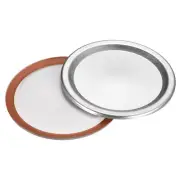 Canning Lids, 54pcs - Tinplate Mason Jar Lid, Wide Mouth Leak Proof (Silver)