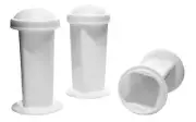 Polypropylene Staining Coplin Jar Holds 5 - 10 Slides - Eisco Labs - Pack of 3