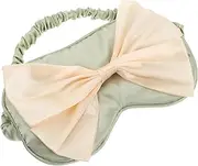 KOCKSHION Soft Sleeping Mask Light-blocking Sleep Cover Bow Sleep Eye Mask Nighttime Eye Mask Comfortable Sleep Eye Mask for Travel Night