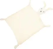 VICASKY Unisex Muslin Cotton Bunny Blanket Breathable Soothing Security Blanket for Newborns Soft and Comfortable Play for Boys and Easy to Clean and Maintain