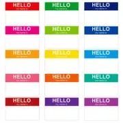 5 Sheets Hello My Name Adhesive Labels Stickers Gift Name Tags Sticker Pres-ot