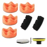 4 Inch Drill Buffing Pad Car Foam Polishing Pads Kit with Wool Buffing Wheel