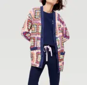 NEW PETER ALEXANDER SOFT CROCHET CARDIGAN RRP$99.95 WOMENS XS / S