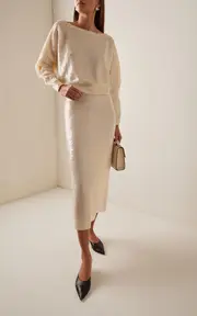 [SEV] Sequined Midi Skirt