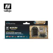 Wizkids Premium Paint basic set By Vallejo 'Dungeon Depths" with tutorial