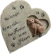 TOGEVAL Cat Tribute Statue Pet Memorial Garden Stone Outdoor Pet Passing Headstone