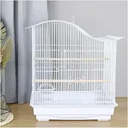 Bird Cage Medium-Sized Bird Cage Parrot Cage Home Metal Peony Tiger Skin Pearl Bird with Handle and Feeding Box Suitable for Parakeets Canaries Bird Cages