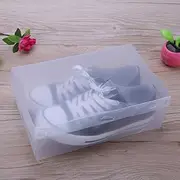 storage bins - 10pcs Plastic Shoe Box Transparent Clear Storage Boxes Foldable Shoes Case Holder Shoes Organizer Cases Boxes