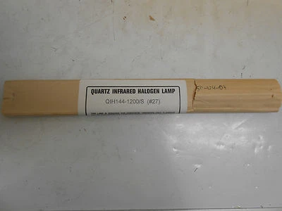 USHIO QIH144-1200/S QUARTZ INFRARED HALOGEN LAMP 144V 1200W L-224MM D-10MM NEW
