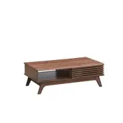 Clancy Coffee Table 2 Doors Walnut Woodgrain