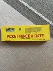 HO Scale Atlas Picket Fence and Gate, 72 inches, #776 NIB
