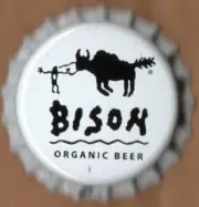 USA Plastic Lined Beer Crown Bottle Cap: Bison Brewing