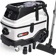 [Unimac] 30L Dust Extractor, Wet & Dry Vacuum Cleaner, 3 Stage Filtration, Water and HEPA Filter, Power Plus Air Pass-Through, Accessories