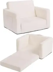 Kids Sofa, 2-In-1 Kids Sofa Chair, Convertible Chirldren Couch to Lounger, Flip