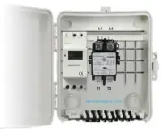 Outdoor Lighting Control 2 Pole 40Amp 208V 240V, 7 Day 24H Timer BOX, 50A, 40A