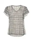 Cabi New NWT Agenda Top #4344 Moody plaid black XS - XXL Was $89