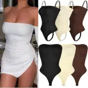 Strapless Women Compression Shapewear Bodysuit Body Shaper Tops Tummy Control