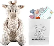 Flopsy Giraffe - Soft Plush Toy - 10 inch / 25cm - Build your own Teddy Bear - Party Kit