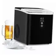 Countertop Ice Maker, Portable Ice Maker Machine with 33lbs ice maker 1 Black