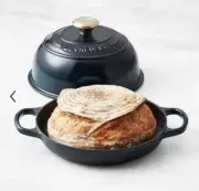 New Le Creuset Enameled Cast Iron Bread Oven Agave