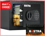 Fireproof Safe Box with Digital Keypad Sensor Light Fireproof Bag Home Security
