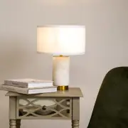 Modern USB Table Lamp - Mid Century Bedside Desk Light with Charging Port for...