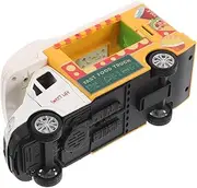 Toddmomy Compact Hamburger Truck for Wear Resistant Pull Back Food Truck Car for Imaginative Play Realistic Design Versatile Decoration for Rooms