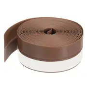 Silicone Seal Strip, 35mm Width x 16.5FT Length Sealing Foam Tape, Brown