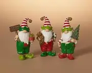 Fairy Gnome Garden 6.5" Christmas Elf Gnomes - Set of 3 - Buy 3 Save $5