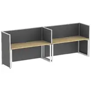Stilford S2 Side by Side Desks 1800x750 with Screens