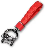 YaSeim Genuine Leather Car Keychain,Universal Heavy Duty Metal Key Chain Accessories,Car Key Fob Keychain Holder