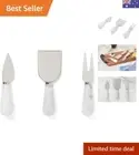 Premium 3-Piece Marble Cheese Knife Set, Charcuterie Tools