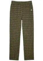 Wales Bonner Power Jacquard Stretch-cotton Track Pants - Green - XL XL