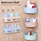 Room Kitchen Adhesive Corner Storage Rack Organizer Shampoo Bathroom Shelf