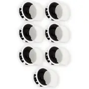Theater Solutions TSS6A Flush Mount Angled Speakers with 6.5" Woofers 7 Pack