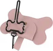 FUTUREORYY Portable Poop Bag Dispenser Holder for Dogs Durable Pet Waste Bag Holder Attachment with Easy Access for Walks and Daily Use