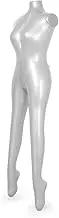 Newsmarts Inflatable Female Full Body Mannequin Dress Display Torso Dummy Model