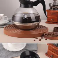 在飛比找蝦皮購物優惠-手沖鋼底咖啡壺咖啡保溫盤330美式咖啡商用專用咖啡壺煮家用