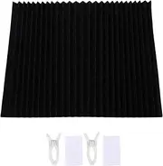 Haofy RV Blinds for Camper Window,Blackout Blinds for Indoor Window Shades Pull Down for Travel Trailer Motorhome 23.6 X 59.1in (Black)