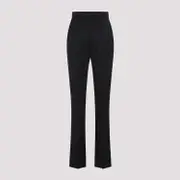 [Alexander Mcqueen] Alexander Mcqueen-Black Wool Pants-Donna 40 IT
