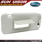 Right Gray Extendable Sun Visor with Mirror & Light for Nissan Murano 2009-2014 (for: Nissan)
